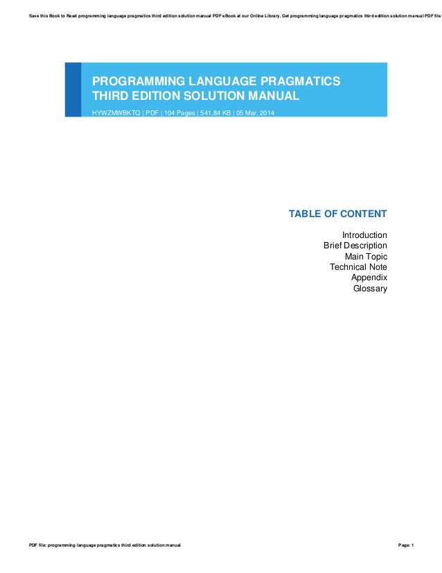 Basic Programming Language Manual